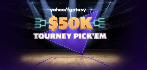 yahoo fantasy bracket|yahoo tournament pick'em.